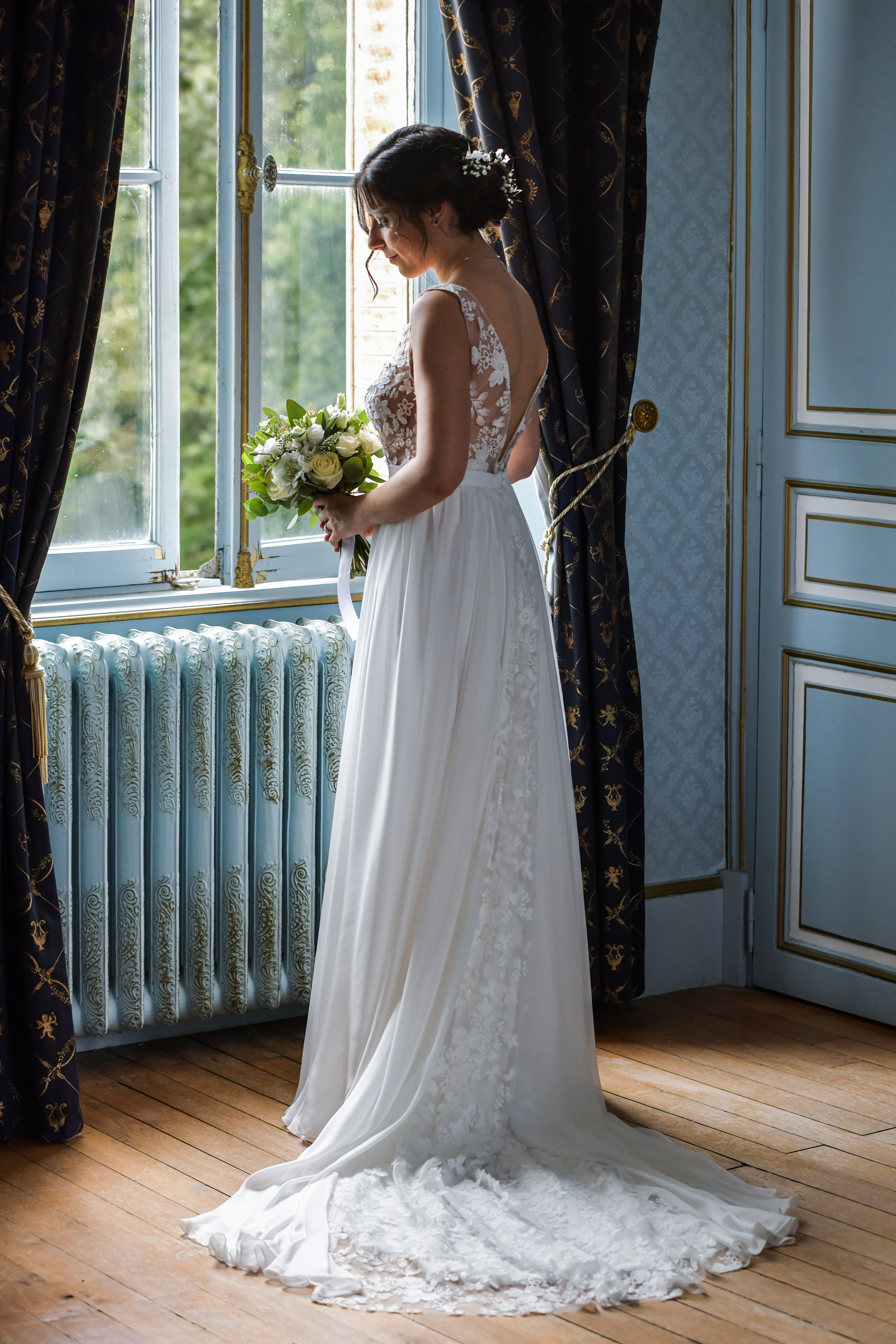 Reportage photo mariage - Préparatifs - Château de la Ferté St Aubin
